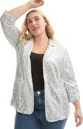 June + Vie Sequin Blazer