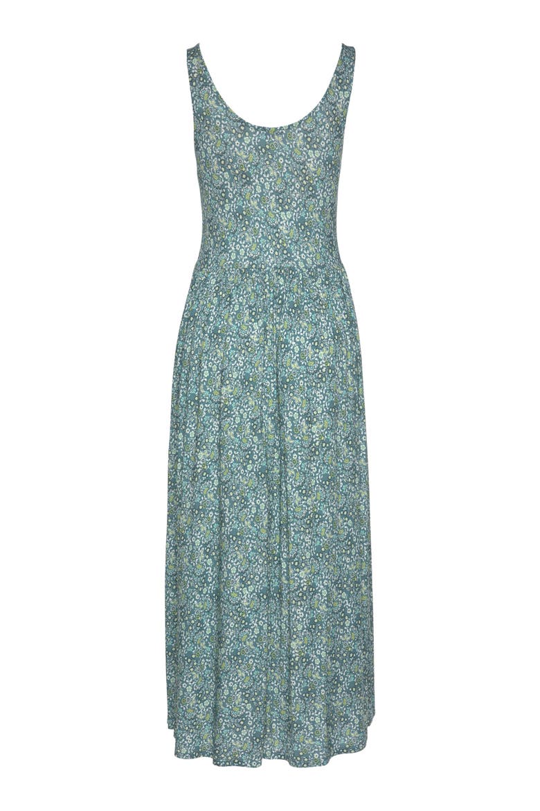 Printed Scoop Neck Dress, Alternate, color, Mint Printed