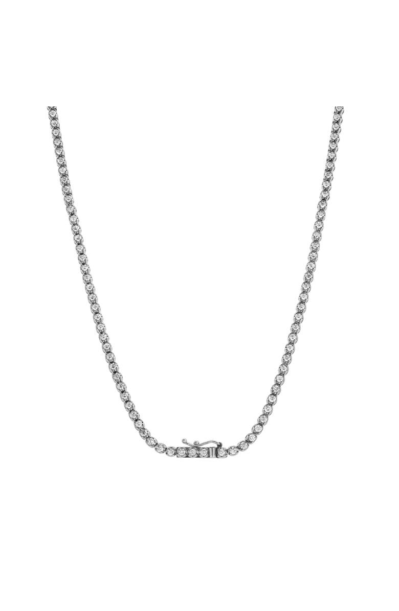 LuvMyJewelry LMJ 14K White Gold Diamond Tennis Chain - 4.8 Carats, Main, color, 14K White Gold