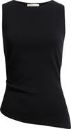 Open Edit Asymmetric Rib Cotton Tank