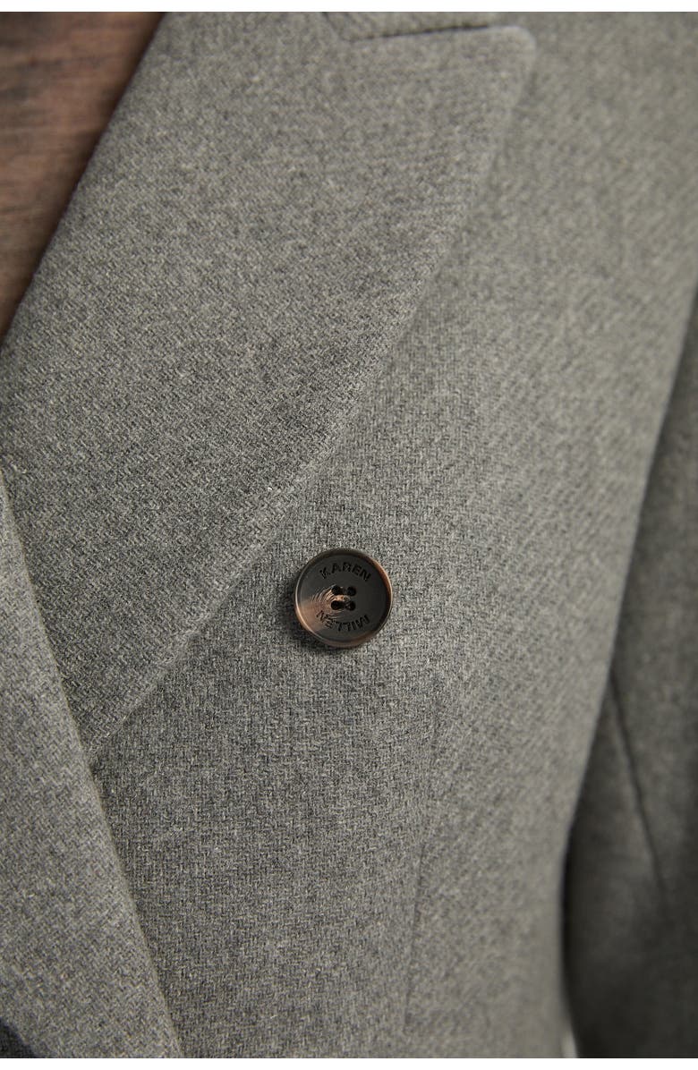 Karen Millen Wool Double Breasted Tailored Maxi Coat, Alternate, color,