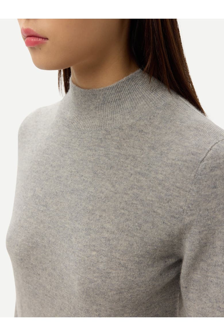 Timeless Cashmere Mock Neck Sweater, Alternate, color, high rise