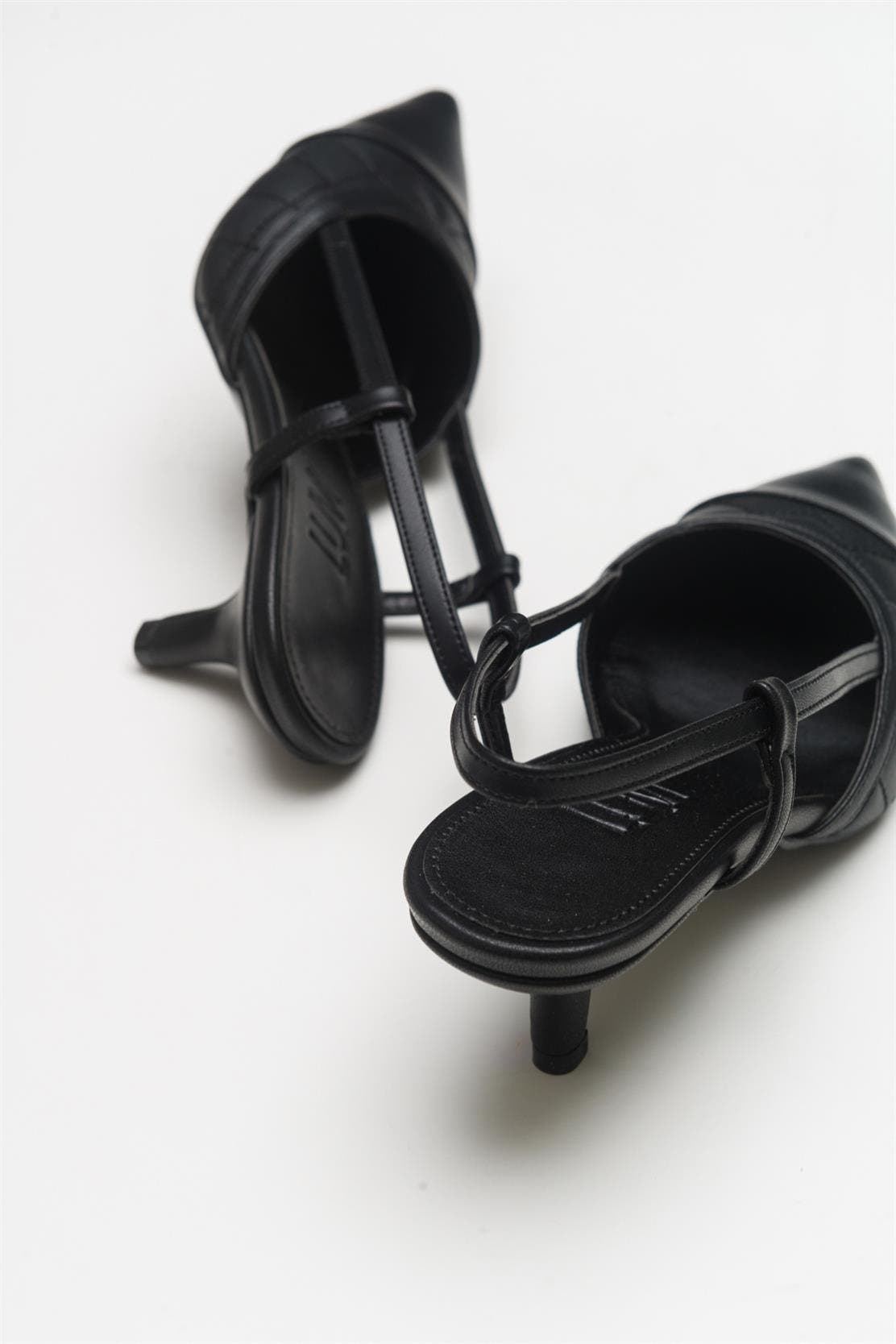 Prologue Shoes Point Pointed Toe Slingback Pump, Alternate, color, Black