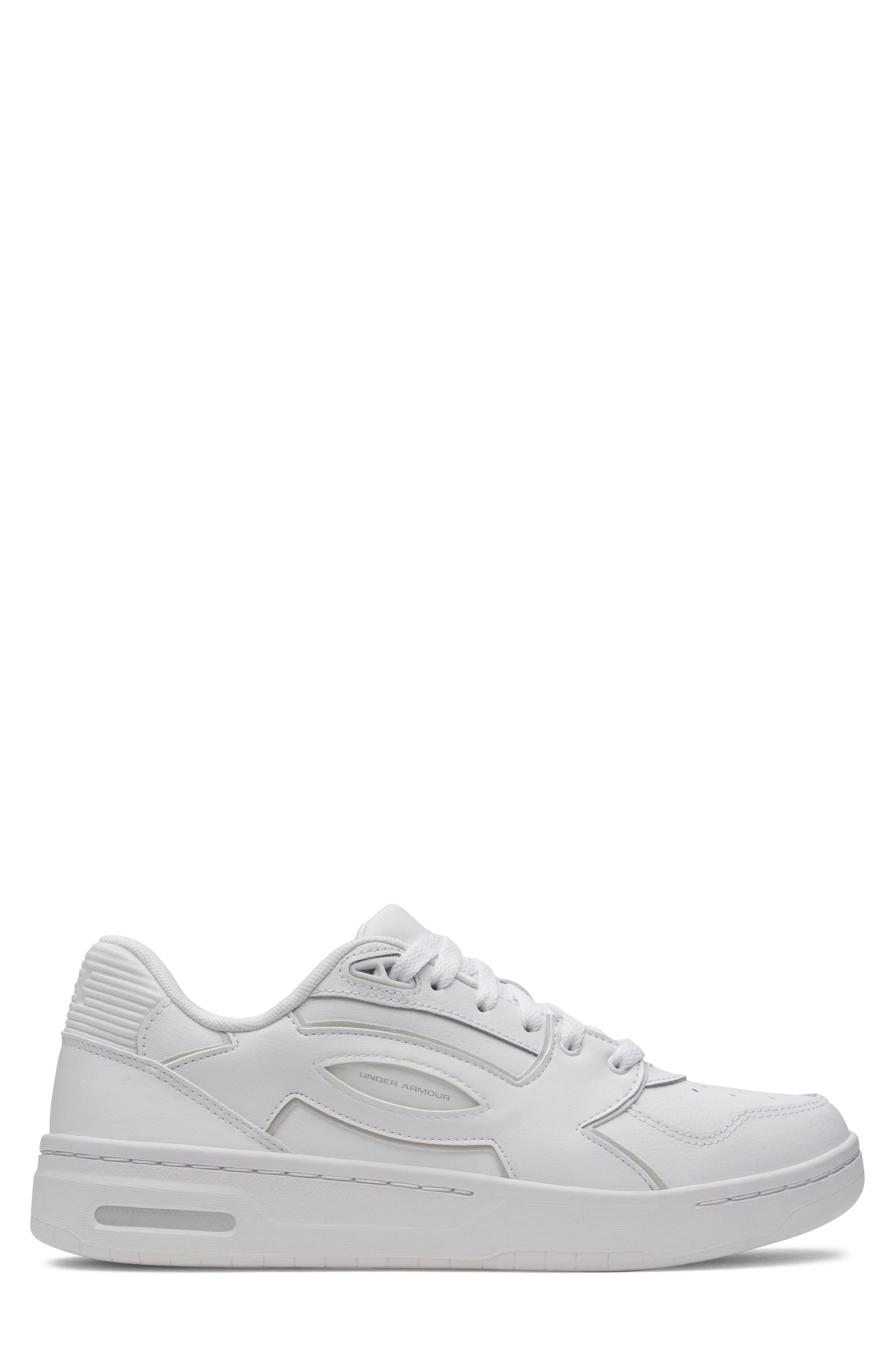 Under Armour UA Flex Sneaker, Alternate, color, White / White / Distant Gray