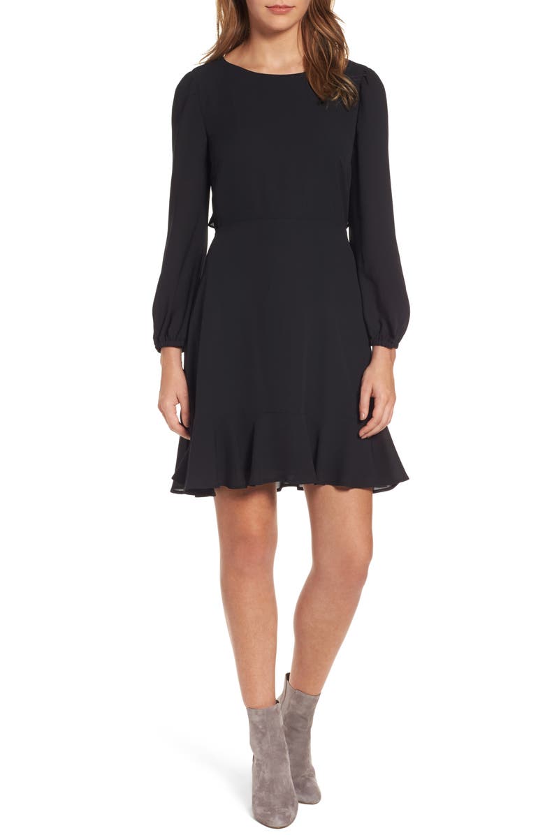 Chelsea28 Open Back Ruffle Dress, Main, color, 