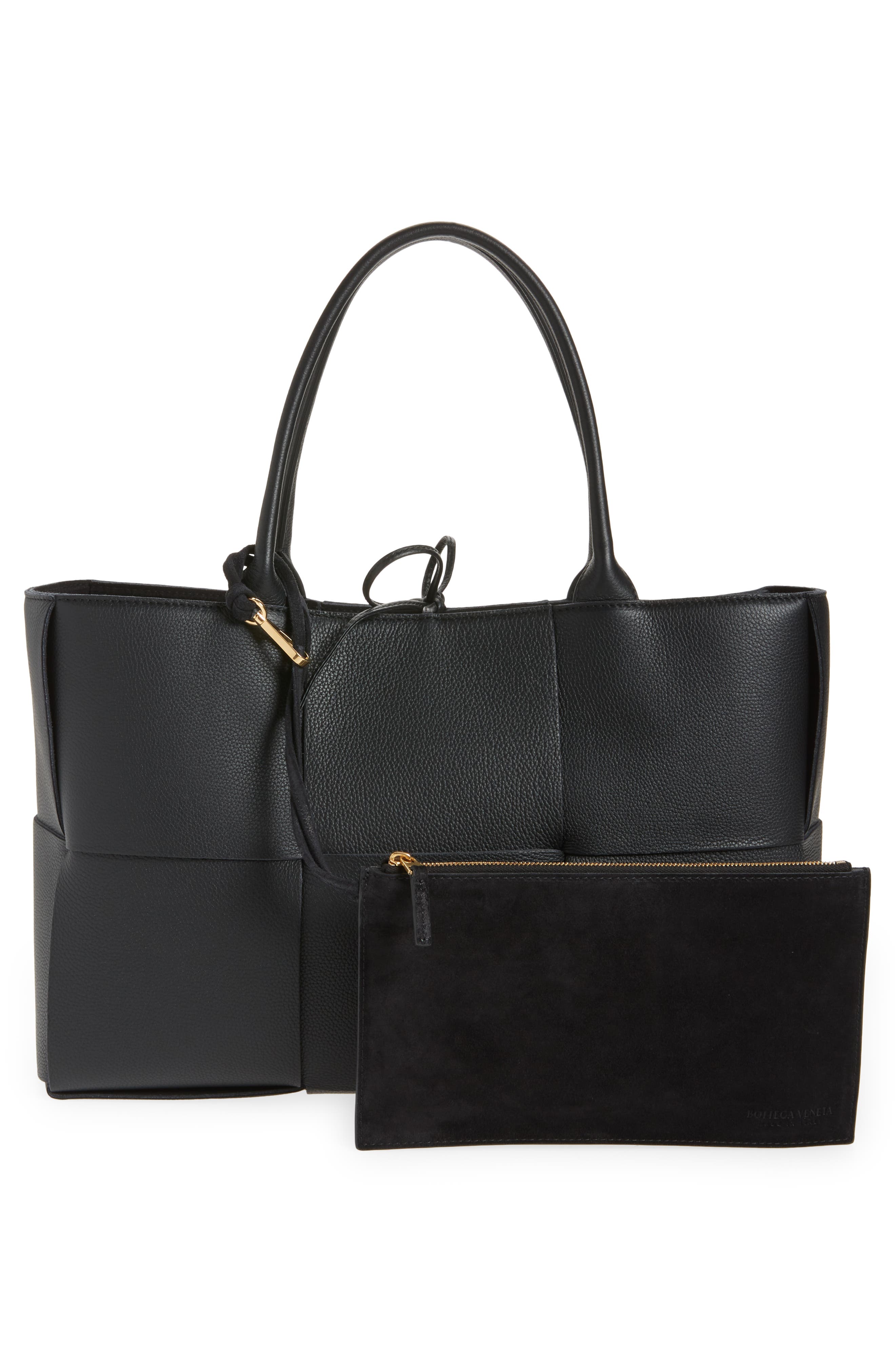 Bottega Veneta Large Arco Intrecciato Leather Tote, Alternate, color, 
