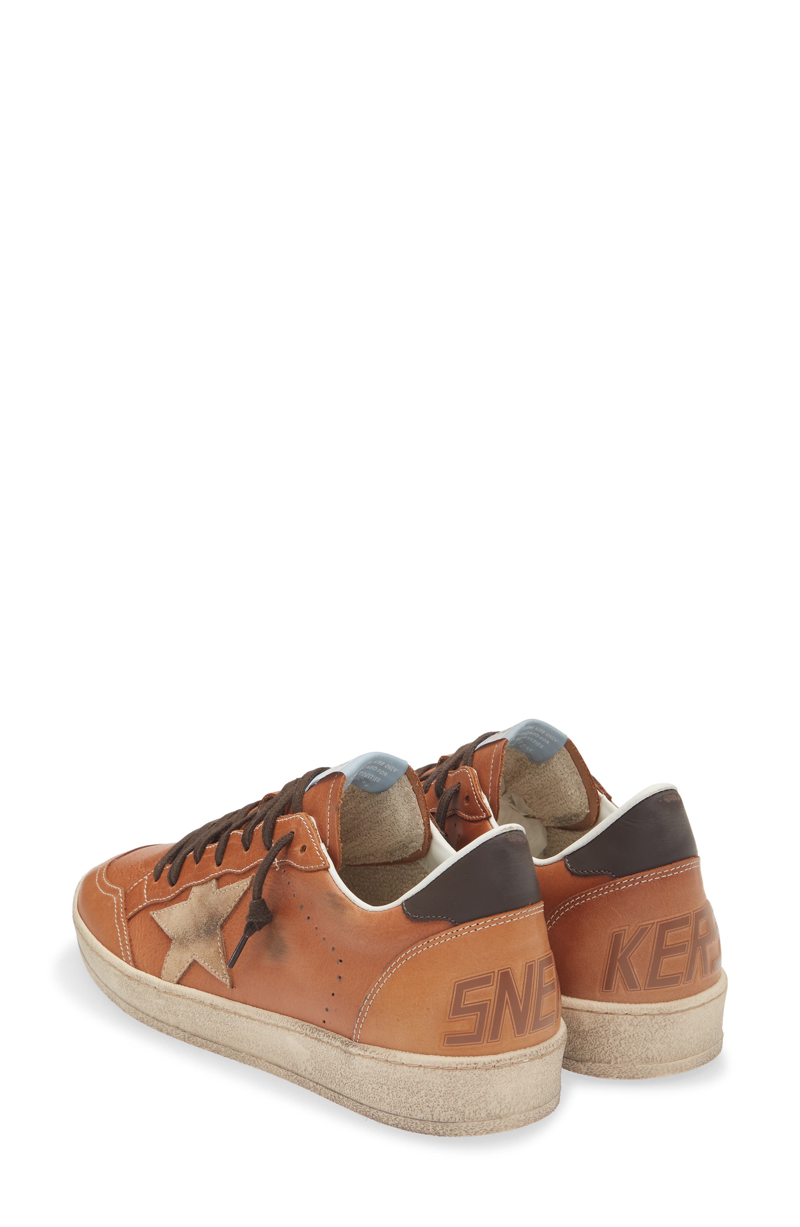 Golden Goose Ball Star Sneaker, Alternate, color, Brown/Dk Brown Beige