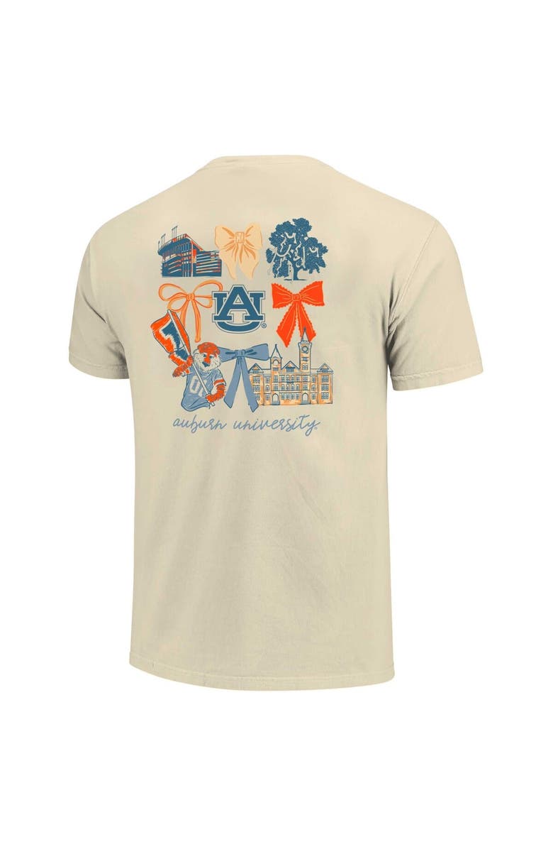 Comfort Colors Women's Comfort Colors Natural Auburn Tigers Coquette T-Shirt, Alternate, color, Natural