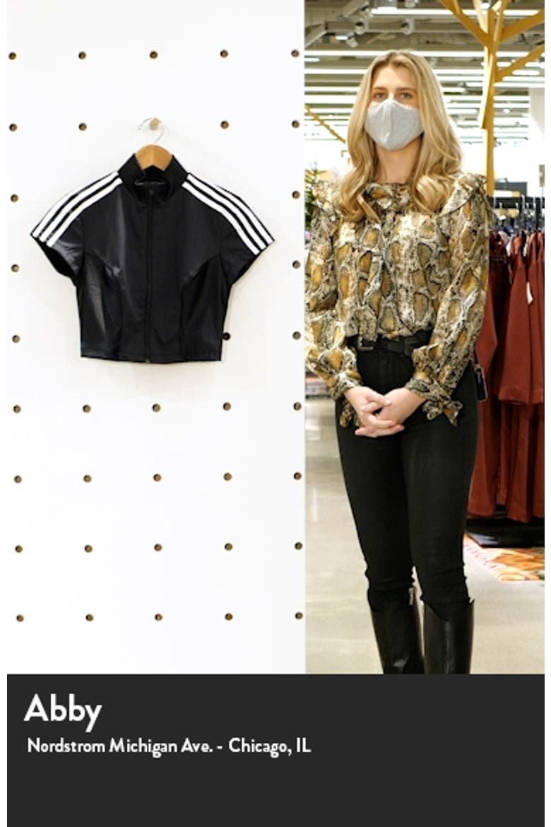 【apolina】フリンジトップス adidas Originals Paolina Russo Full Zip Crop Top (Women) | Nordstrom