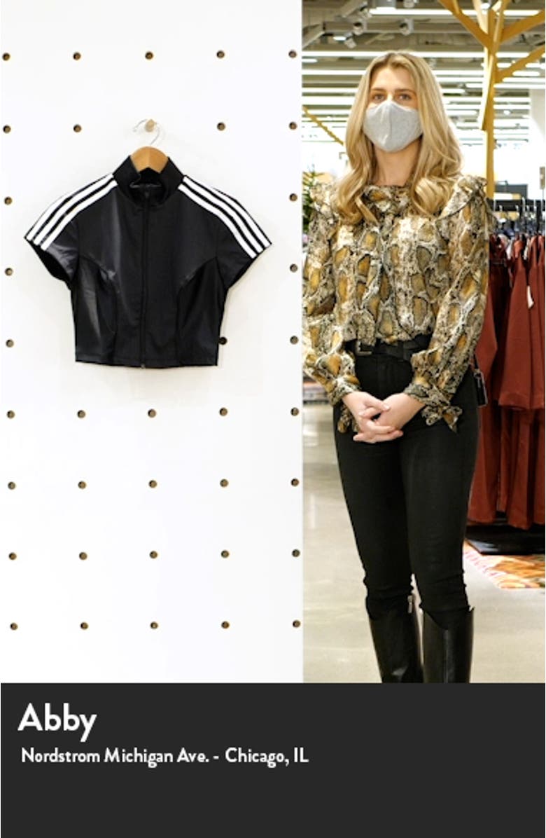 Paolina Russo Full Zip Crop Top, sales video thumbnail