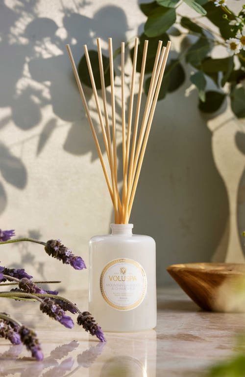Voluspa Mountain Lavender & Chamomile Reed Diffuser In Mountain Lavender & Chamomile