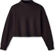 Rhone DreamGlow Mock Neck Crop Sweatshirt
