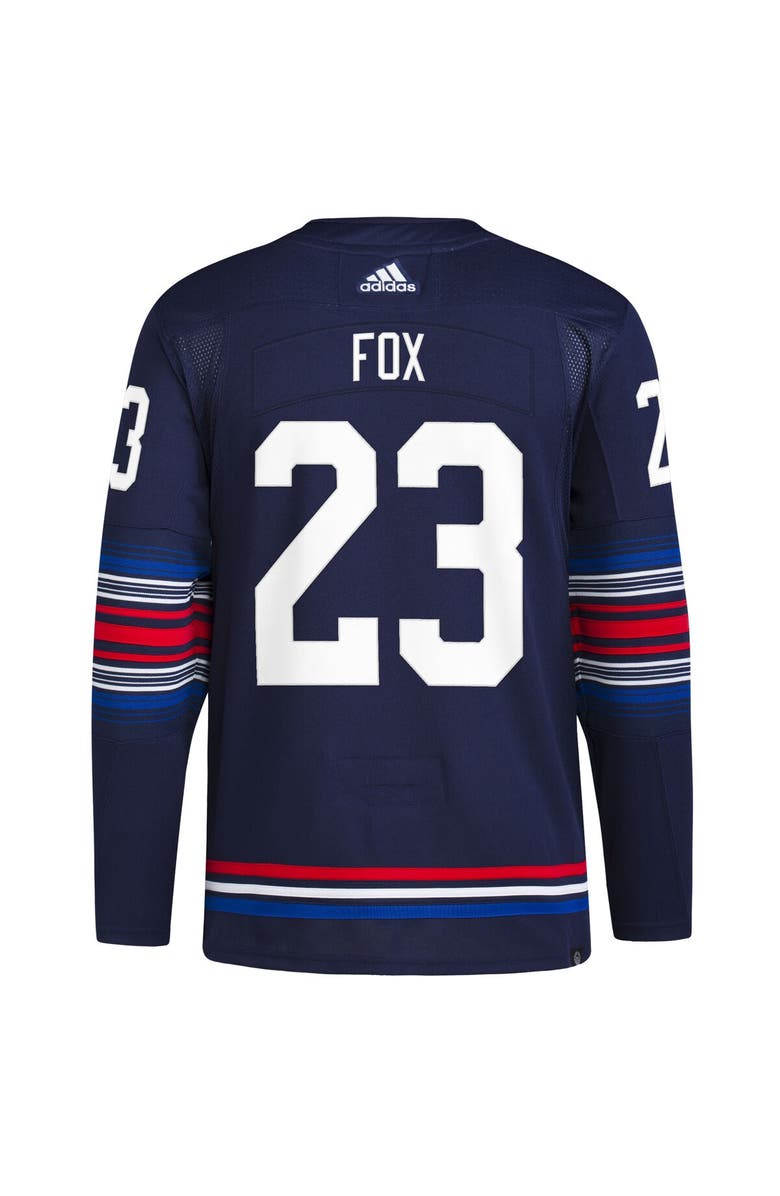 adidas Men's adidas Adam Fox Navy New York Rangers Alternate Authentic Primegreen Player Jersey, Alternate, color,
