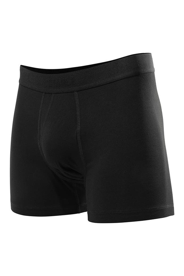 Standard Solid Boxer Briefs, Main, color, STANDARD BLACK