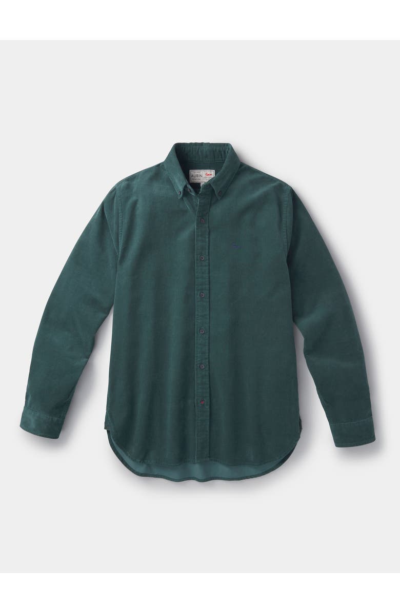 Aubin Haworth Corduroy Shirt, Alternate, color, Dark Green
