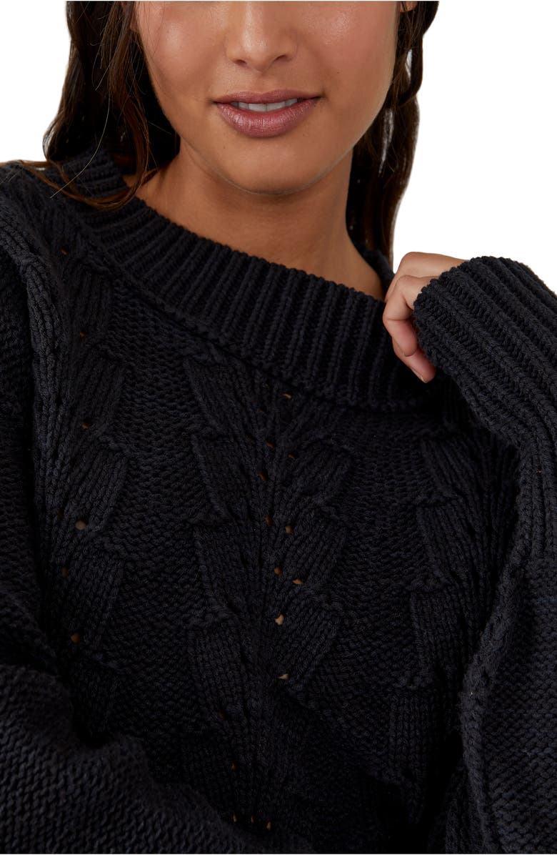 Free People Bell Song Cotton Blend Sweater, Alternate, color,