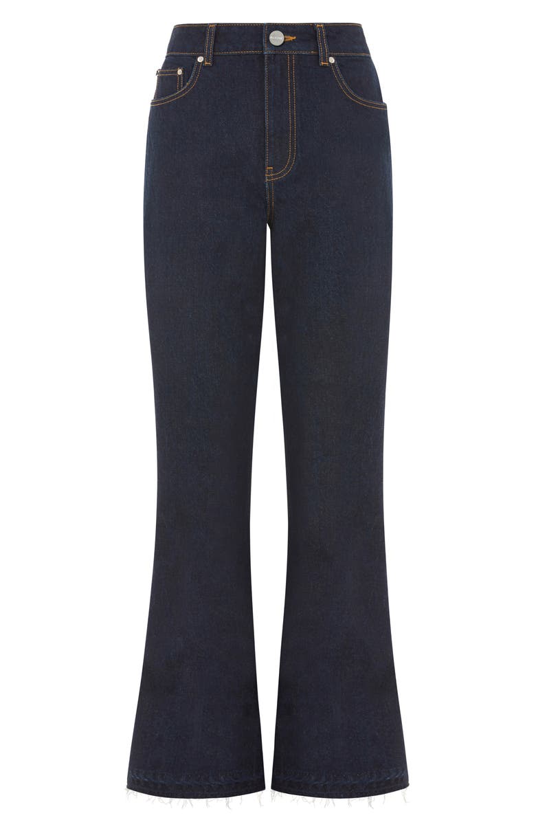 ALIGNE High Waist Flare Leg Jeans, Alternate, color, Indigo
