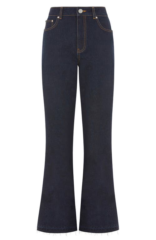 Aligne High Waist Flare Leg Jeans In Purple