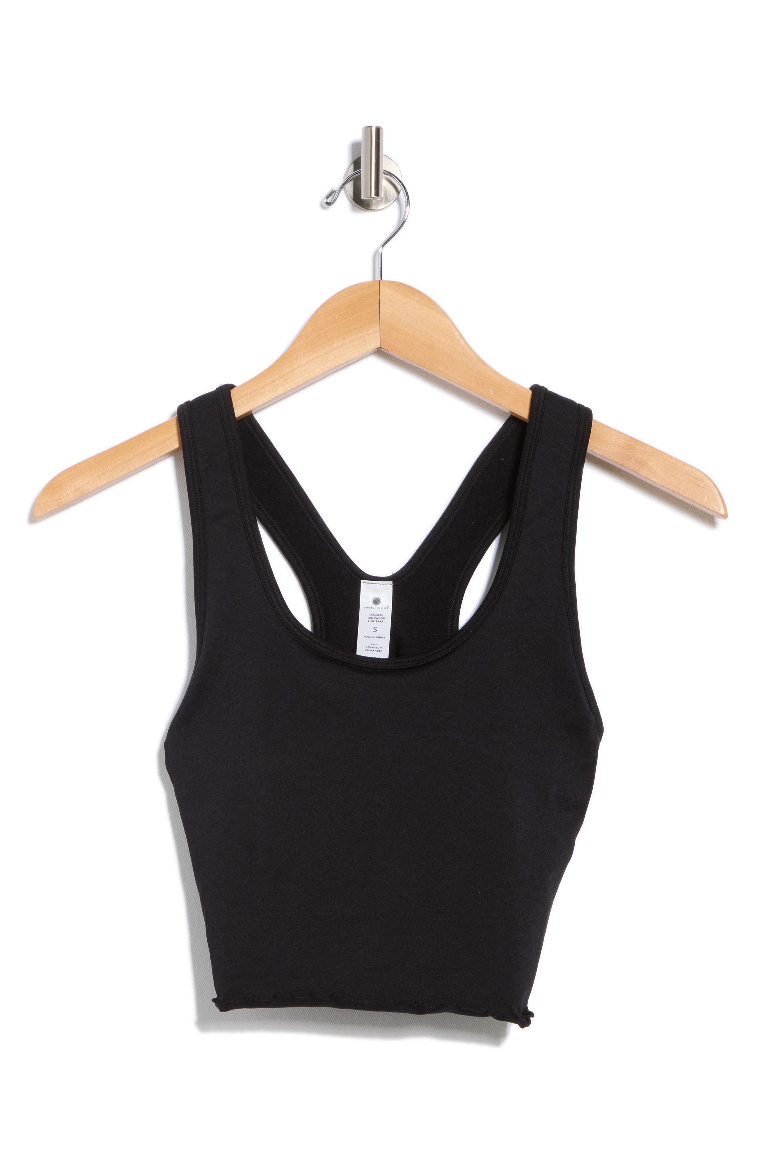 Seamless Hollywood Lettuce Edge Racerback Bralette