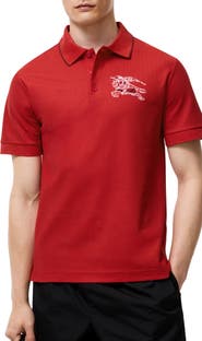 Burberry Heart Knight Cotton Polo Shirt