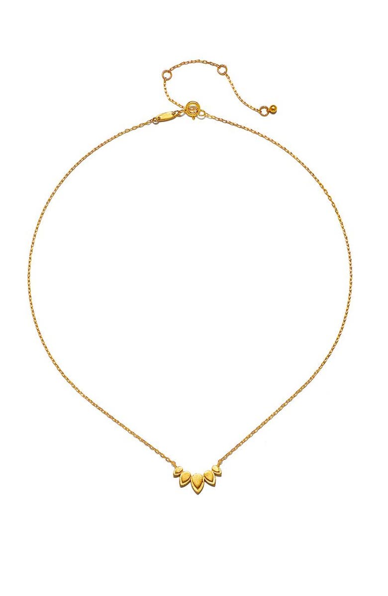 Satya Jewelry Beauty of Transformation Lotus Petal Necklace, Alternate, color,