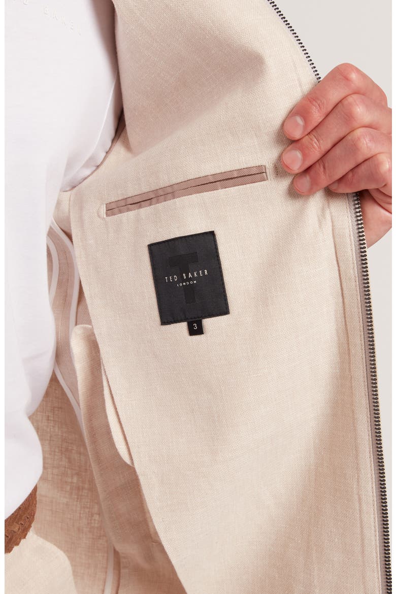 Ashley Linen & Cotton Jacket, Alternate, color, STONE