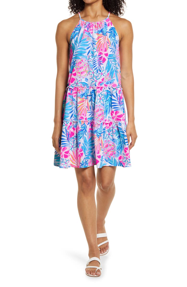 Lilly Pulitzer<sup>®</sup> Evalyn Cotton Shift Dress, Main, color,