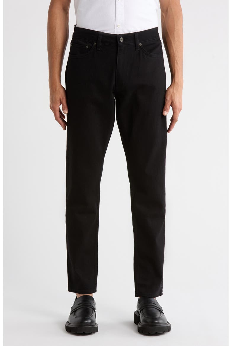 Fit 3 Authentic Slim Leg Jeans, Main, color, BLACK