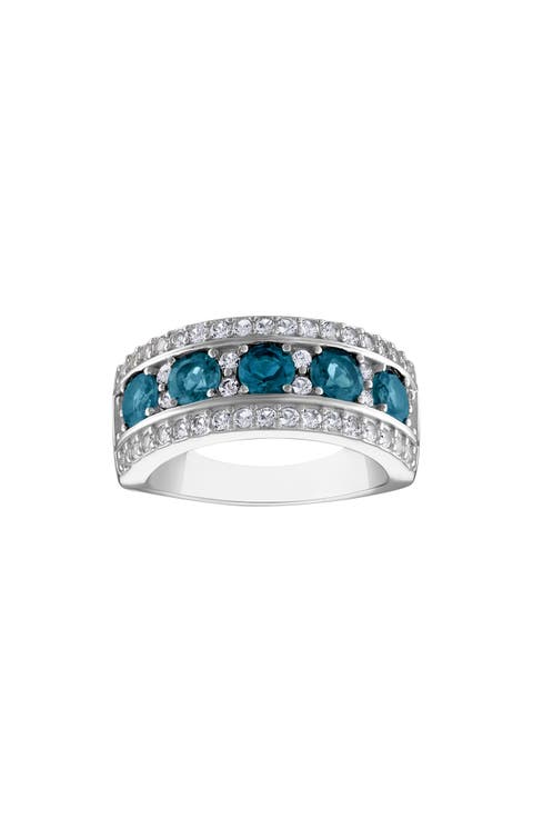 Sterling Silver London Blue Topaz Ring