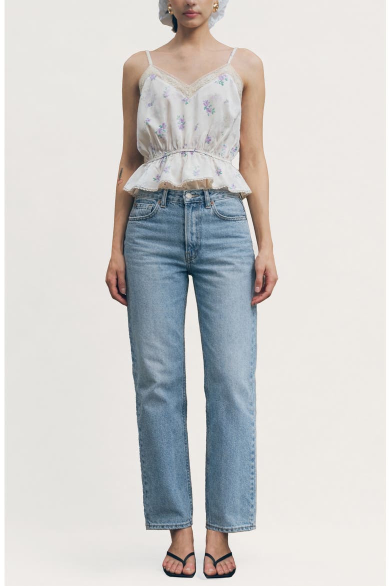 Jarvis Floral Peplum Top, Alternate, color, BLOSSOM PRINT