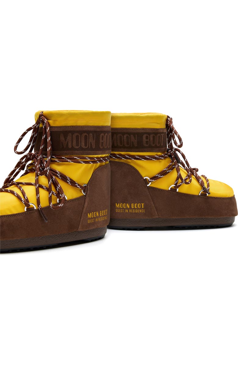 Moon Boot<sup>®</sup> x Guest In Resident Icon Low Boot, Alternate, color, Sunflower/ Cocoa