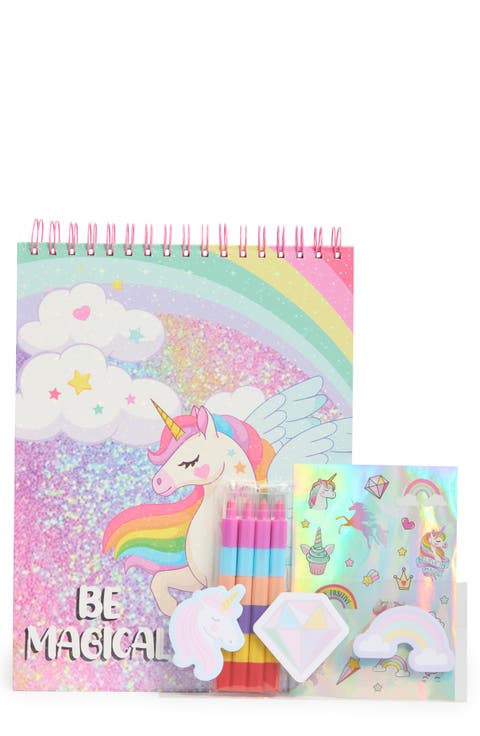 Unicorn Treats Sketchbook & Markers Set