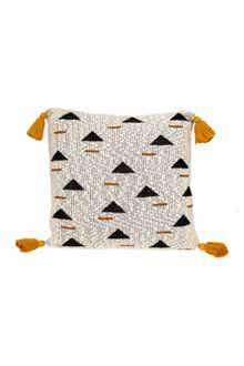 PARKLAND COLLECTION Poki Transitional Beige Throw Pillow