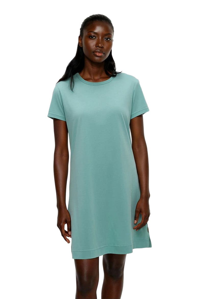Birchwood Dress, Main, color, Turquoise Sky