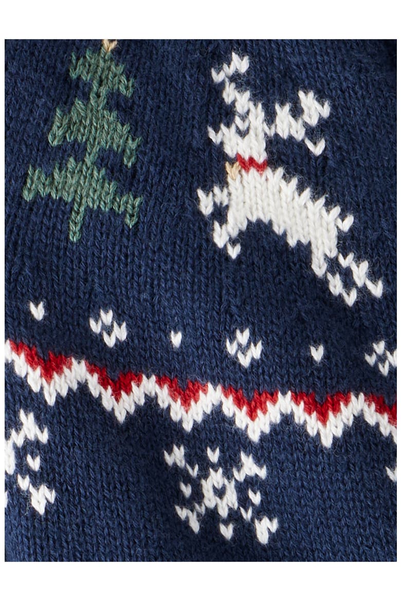 Kids' Reindeer Fair Isle Sweater Jumpsuit, Alternate, color, REINDEER FAIRISLE