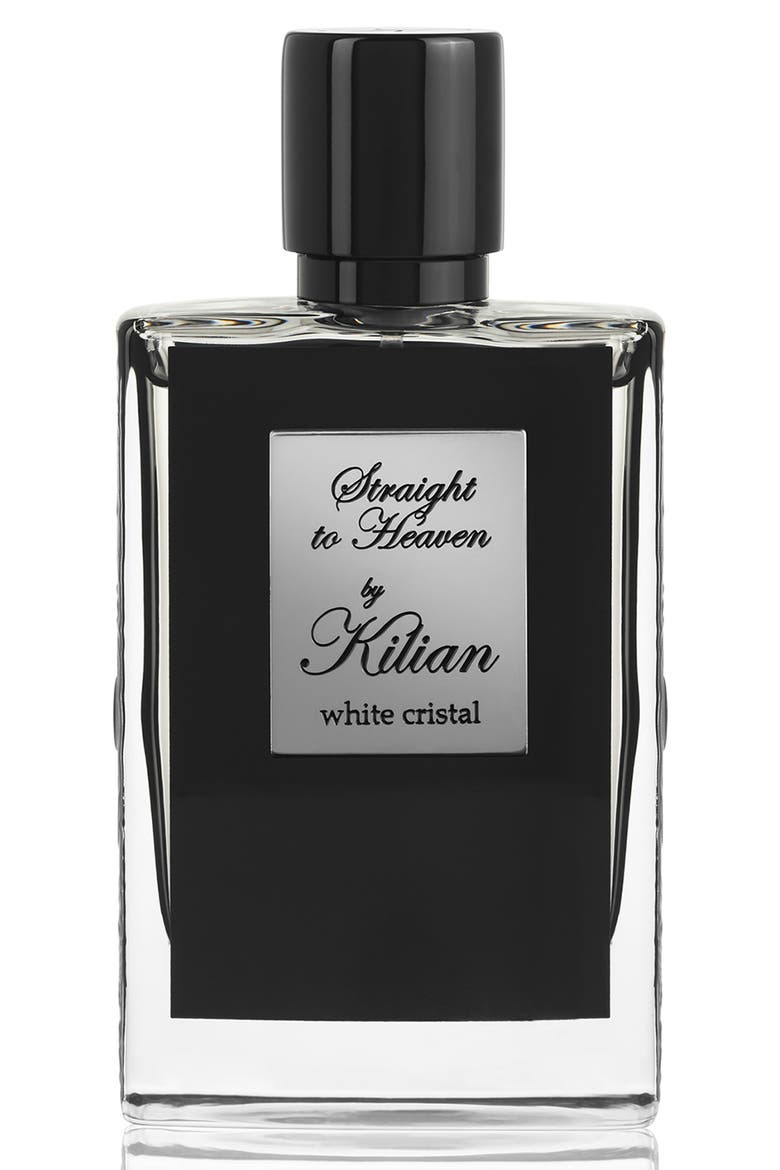 Kilian LOeuvre Noire - Straight to Heaven, white cristal Refillable Fragrance Spray, Main, color, NO COLOR
