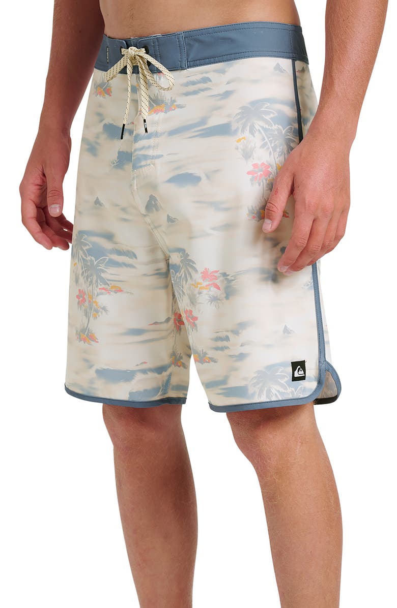 Quiksilver Surfsilk Tropical Board Shorts, Alternate, color, Moonstruck