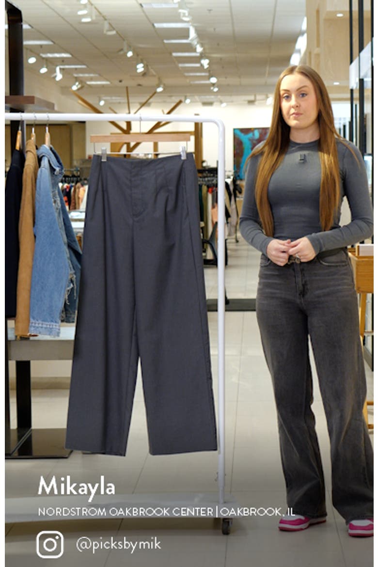 Relaxed High Waist Wide Leg Pants video