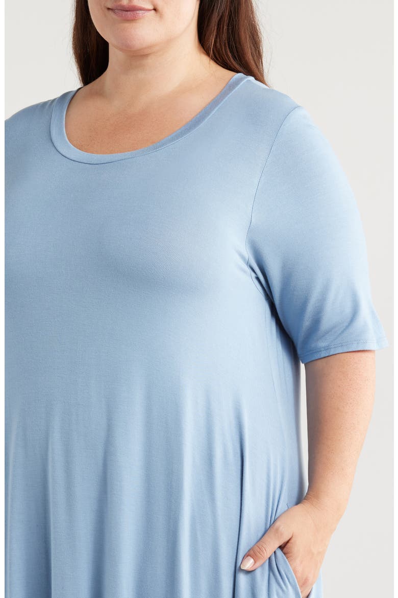 Pocket Dress, Alternate, color, BLUE