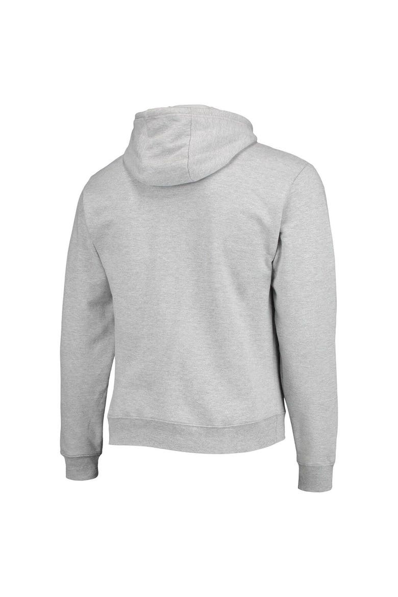 Men's League Collegiate Wear Heathered Gray Texas Longhorns Seal Neuvo Essential Fleece Pullover Hoodie, Alternate, color, Heather Gray