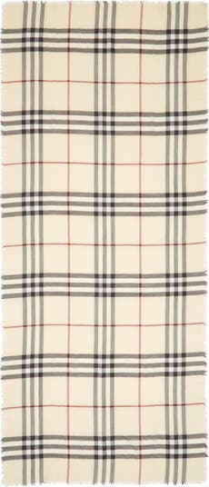 Burberry Check Lightweight Wool Scarf | Nordstrom