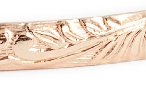 Nashelle Flora Bangle In Gold Fill
