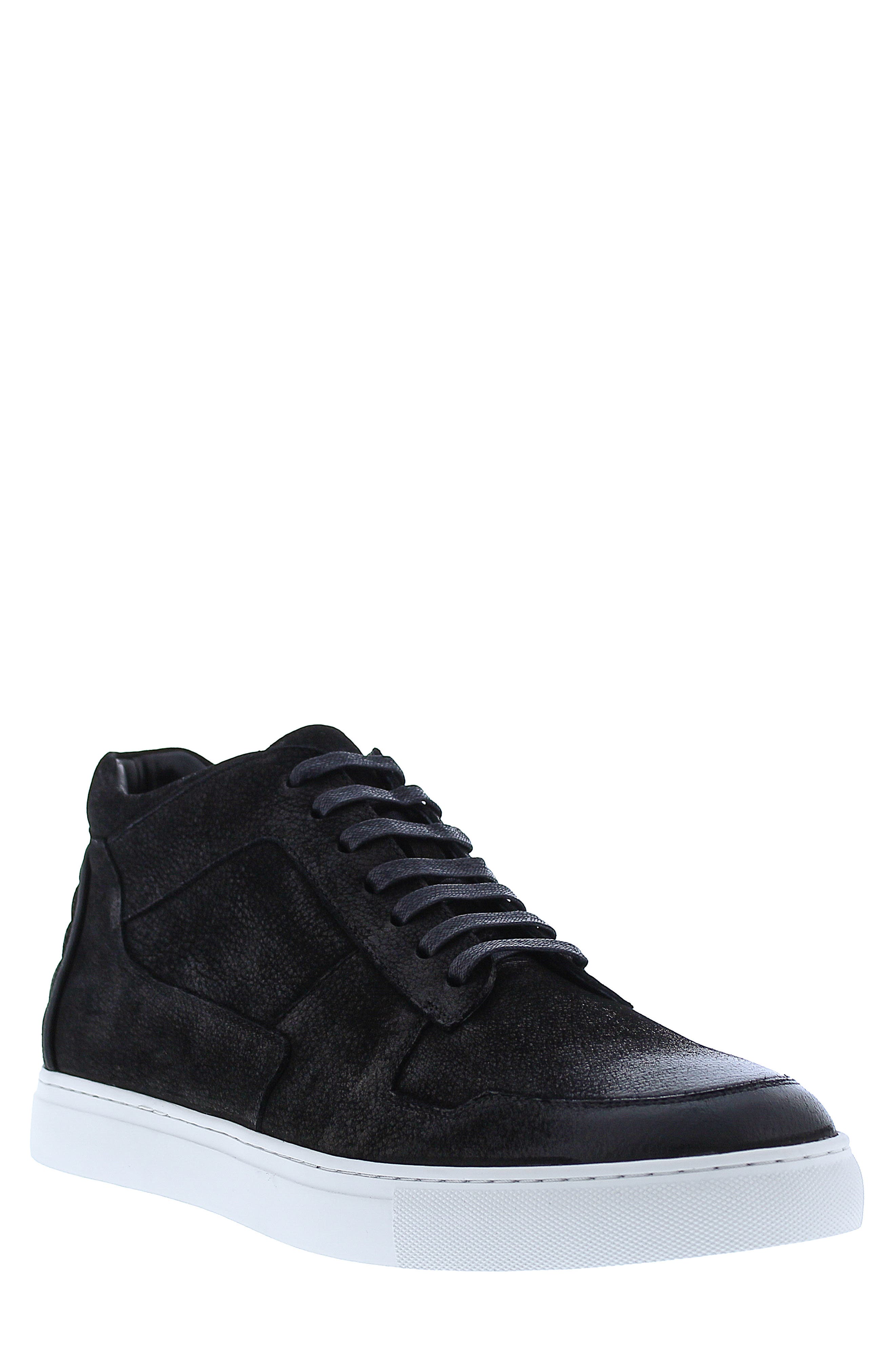Zanzara Bobby Leather High Top Sneaker, Main, color, 