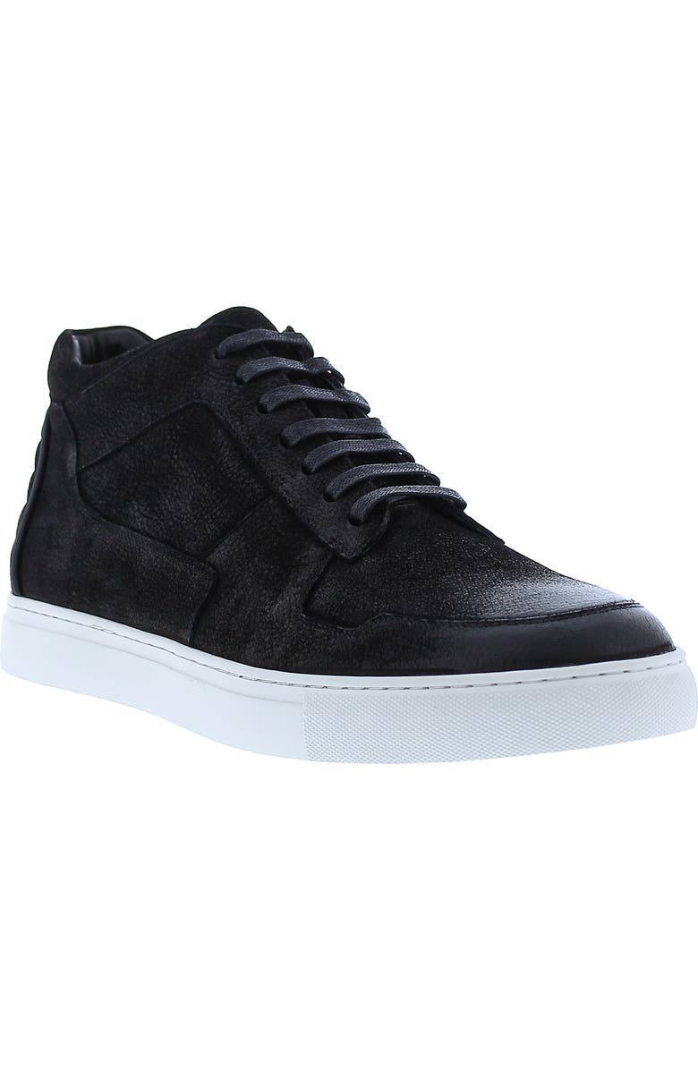 Zanzara Bobby Leather High Top Sneaker, Main, color,