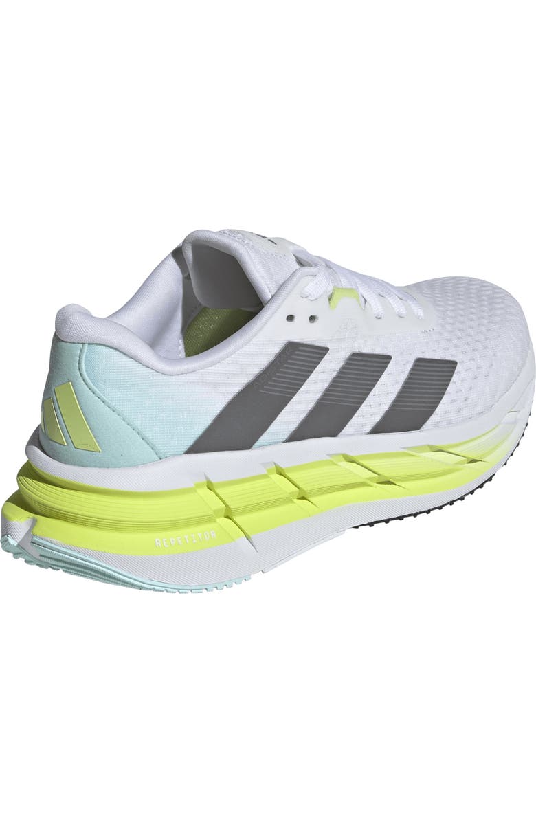 adidas Adistar 3 Running Shoe, Alternate, color, White/ Black/ Pulse Lime