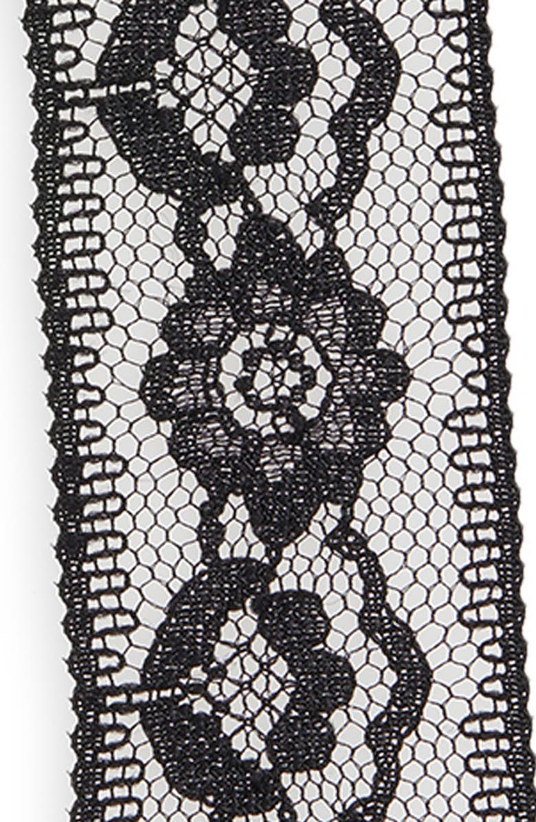 BP. Lace Bow Barrette, Alternate, color, Black