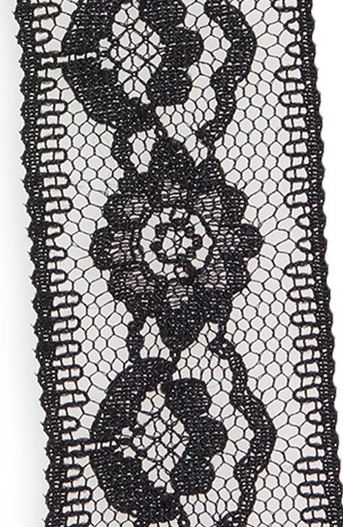 Bp. Lace Bow Barrette In Black