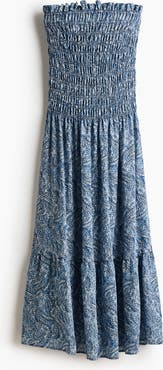 H&M Smocked Bandeau Dress