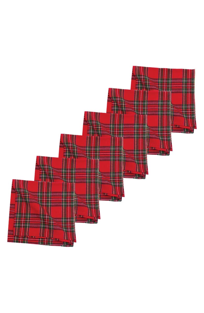 C&F Home Arlington Plaid Napkin Set of 6, Alternate, color, 