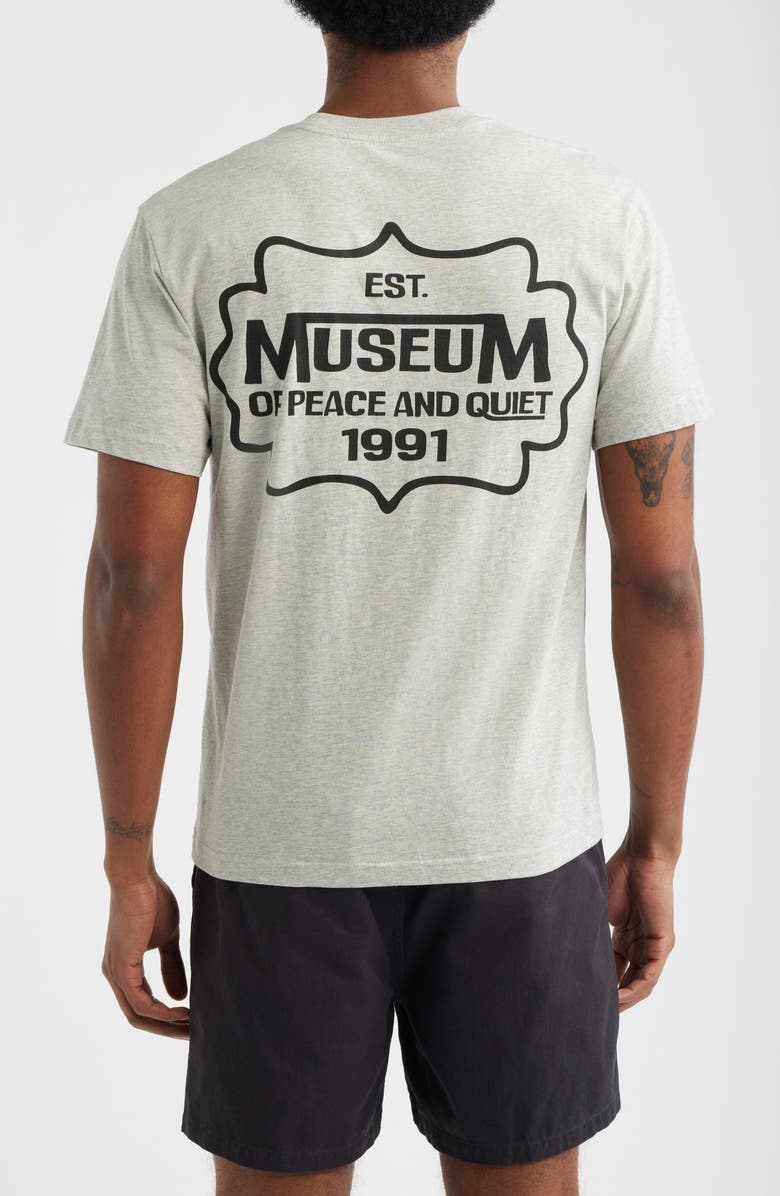 Museum of Peace & Quiet Establish Graphic T-Shirt, Alternate, color, Ash